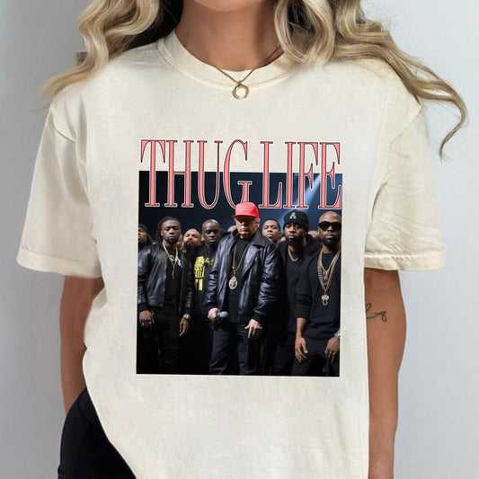 Funny Donald Trump Thug Life Shirt, Funny Meme Country Music Shirt, Viral Trump Thug Life Shirtstyle{n002}5