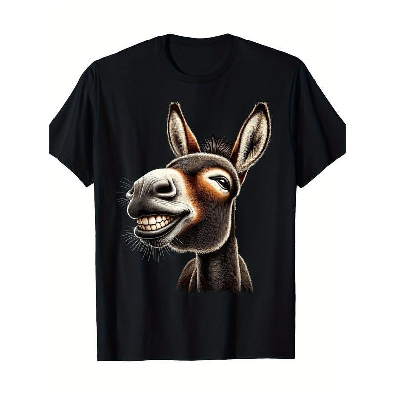 Funny Donkey  100% Cotton T-Shirt made in usa