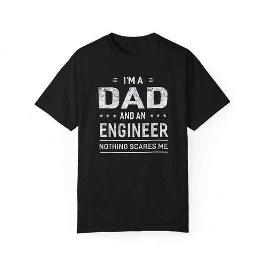 Funny Fathers Day Shirt, Gift for Dad, I'm A Dad And Engineer For Men Father Funny Gift T-Shirt - Menswear Casual Cotton