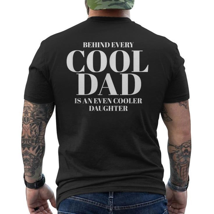 Funny Fathers Day Shirts, Gift for Dad, Dad Quote Fathers Day For Dad From Daughter Men's T-shirt Back Print