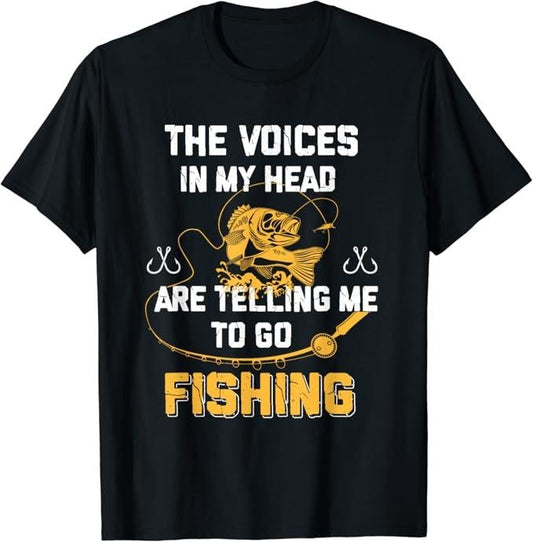 Funny Fishing Shirts, Funny Fisherman T-Shirt Cotton Fashion Casual Classic