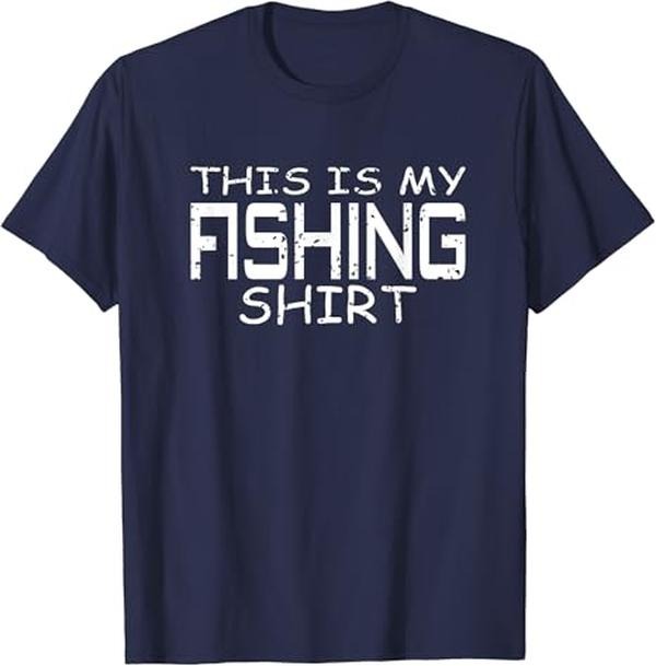 Funny Fishing Shirts, This Is My Fishing T-Shirt Cotton Fashion Casual Classic Hoodie, Sweatshirt | DripVista.com