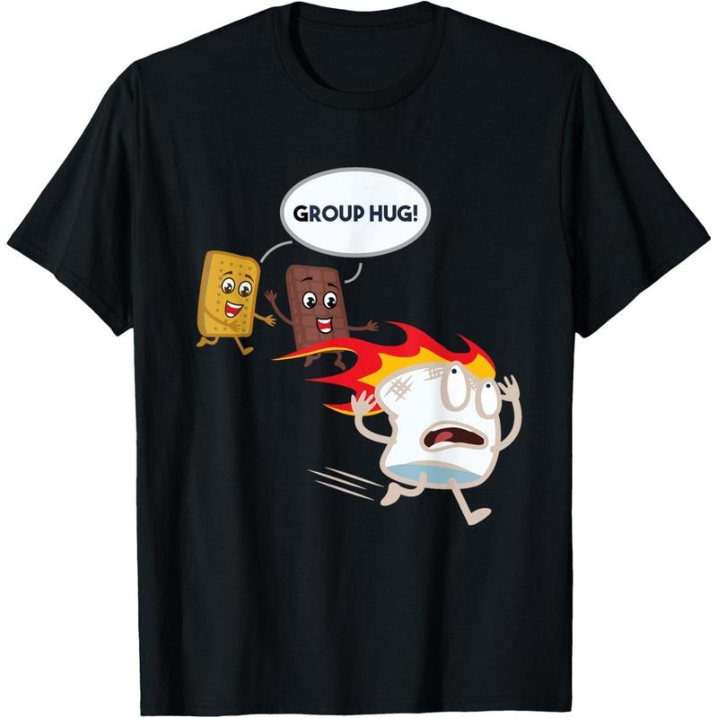 Funny For Men Smores Camping Roasting Outdoor Women T-Shirt  made in us Hoodie, Sweatshirt | DripVista.com