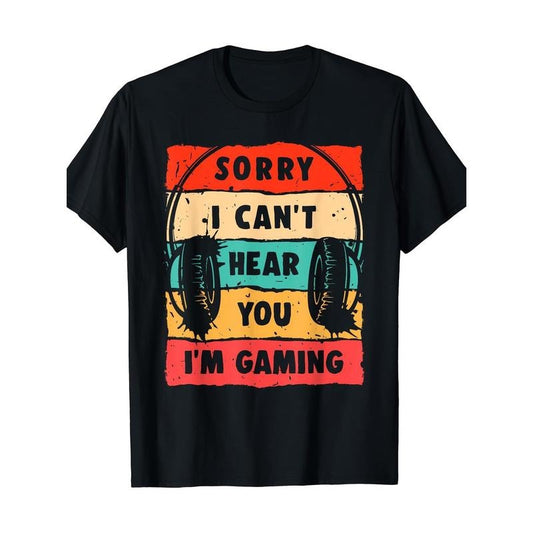 Funny Gamer Shirt - Video Gaming T-Shirt for Teens Boys Men Made in USA