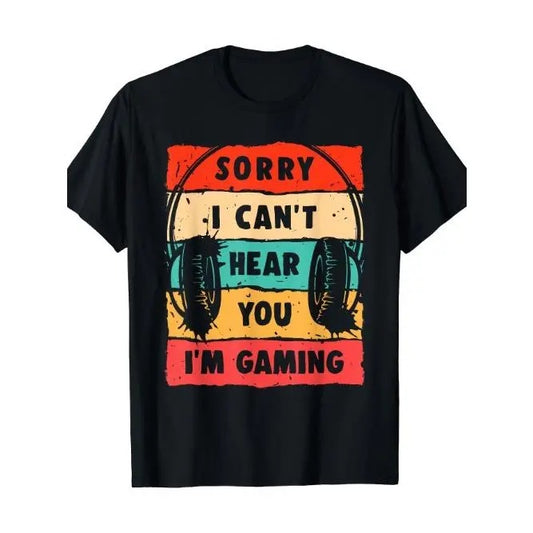 Funny Gamer Shirt For Teens Boys Men Video Gaming T-Shirt - Made in USA