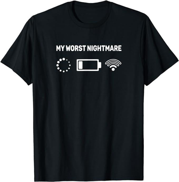 Funny Gamer Shirts, Special Gifts For Gamers, My Worst Nightmare shirt Funny gifts for a Gamer T-Shirt Menswear Casual...