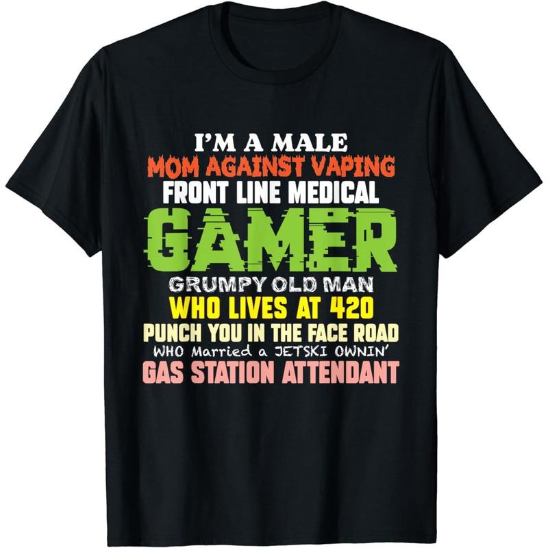 Funny Gamer Shirts, Special Gifts For Gamers, Oddly Specific Sarcastic Gamer Weird Humor Funny Meme T-Shirt Menswear Top...