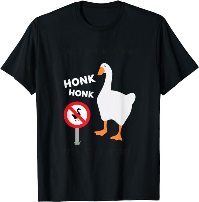 Funny Gamer Shirts, Special Gifts For Gamers, Untitled Goose Game Funny T-Shirt Menswear Casual Classic Hoodie, Sweatshirt