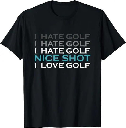 Funny Golf T-Shirt, Gift For Golfer, Humor Saying Golfing T-Shirt Menswear Top Underwear