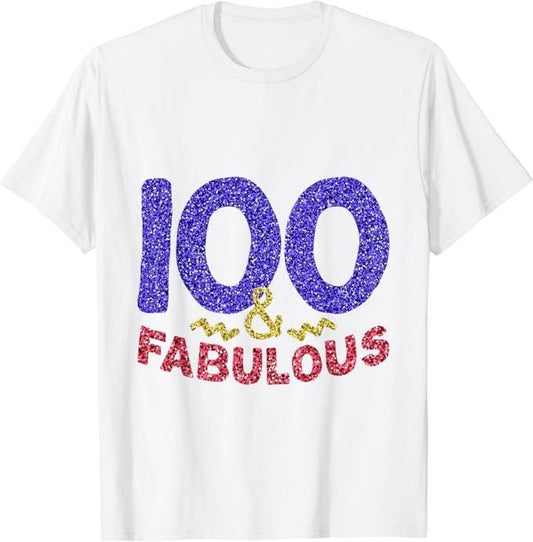Funny Grandma Shirt, Gift For Grandmother, Funny 100 Year Grandma T-Shirt Casual Cotton Top
