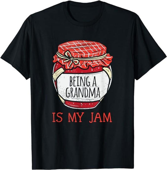 Funny Grandma Shirt, Gift For Grandmother, Funny Being A Grandma T-Shirt Casual Cotton Top