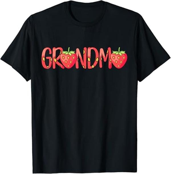 Funny Grandma Shirt, Gift For Grandmother, Funny Grandma Strawberry Summer Fruit T-Shirt Casual Cotton Top Hoodie, Sweatshirt