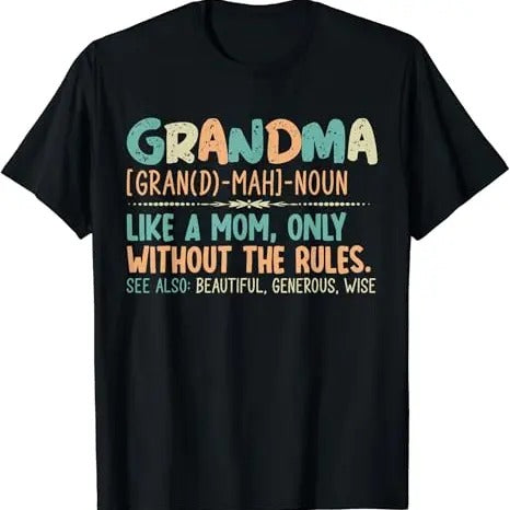 Funny Grandma Shirt, Gift For Grandmother, Funny Grandmother Vintage T-Shirt Casual Cotton Top Hoodie, Sweatshirt