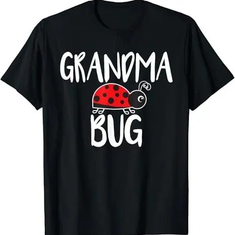 Funny Grandma Shirt, Gift For Grandmother, Grandma Bug Ladybug T-Shirt Casual Cotton Top Hoodie, Sweatshirt | DripVista.com