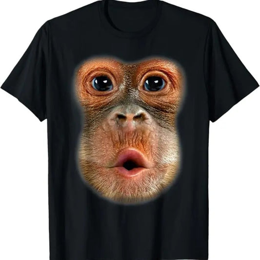 Funny Halloween Shirts For Men, Monkey Face Breath Funny Men Womens Halloween Costume T-Shirt Menswear - Available from size S to 5XL
