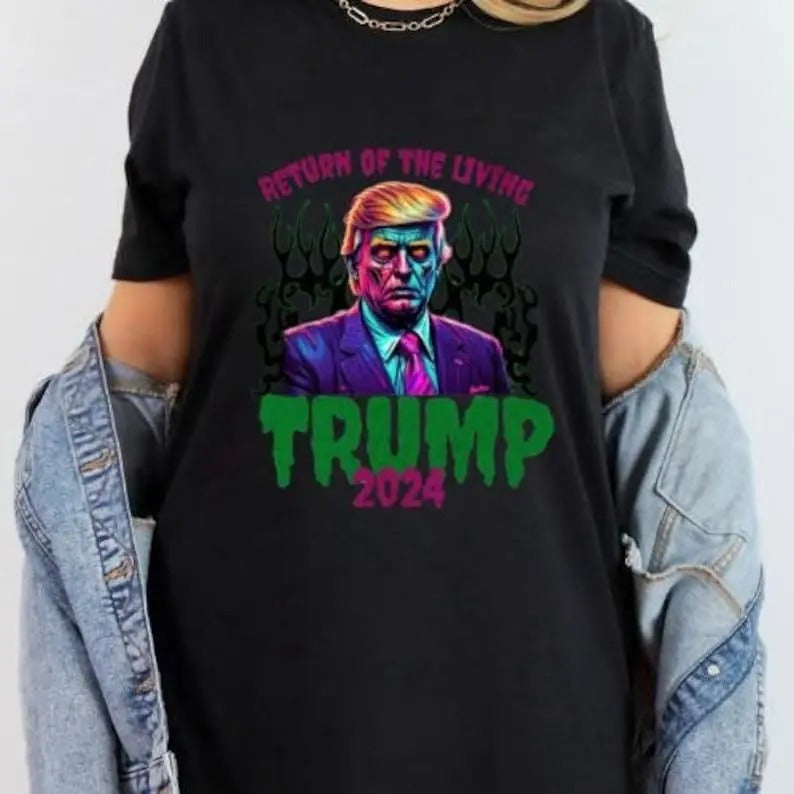 Funny Halloween T-Shirt, Return of the living SweatShirt, Trumpp Halloween Hoodie