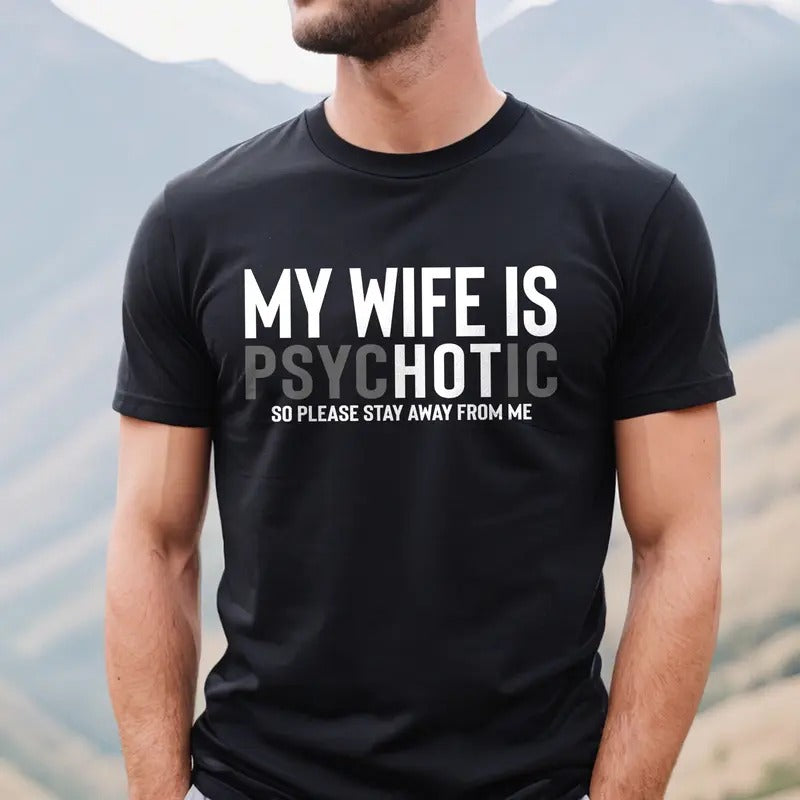 Funny Husband T-shirt, My Wife is Hot Shirt, Valentines Day Gift for Husband, Hubby Tee Hoodie, Sweatshirt | DripVista.com