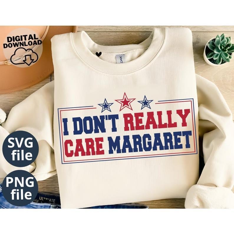 Funny I Don't Really Care Margaret Shirt , Vintage I Don't Really Care Margaret Shirt , Funny Minimalist JD Vance Shirt