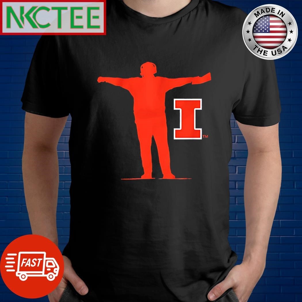 Funny Illinois Football Coach Sign Bret Arnold Bielema graphic shirt
