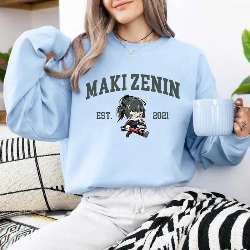 Funny JJK Characters T-Shirt, Anime Character Print T-Shirt Hoodie, Sweatshirt | DripVista.com