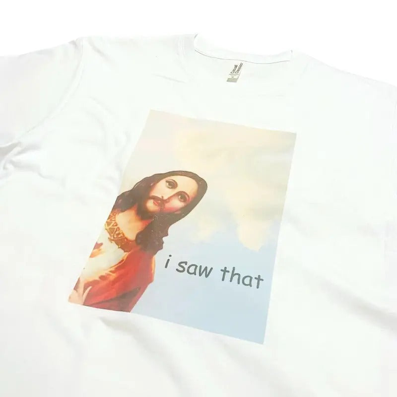 Funny Jesus 'Swoosh Saw That' Meme T-Shirt Christian T-shirt Hoodie, Sweatshirt | DripVista.com