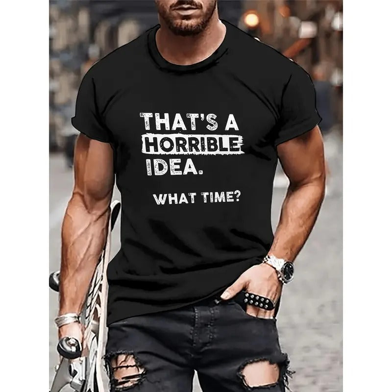 Funny Joke Summer Graphic T-Shirt - Short-Sleeved Gifts for Men'WB shield Clothing, Perfect for Summer Streetwear Hoodie,...