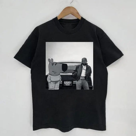 Funny Kendrck Just A Chll Guy T-Shirt, New Viral G.N.X Album Poster Shirt, Kendrck Unisex Cotton Tee, Gifts For Fans