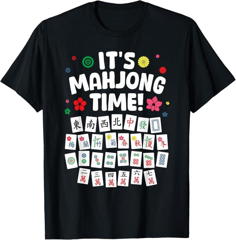 Funny Mahjong Design For Men Women Mah Jongg Mahjong Player T-Shirt Hoodie, Sweatshirt | DripVista.com