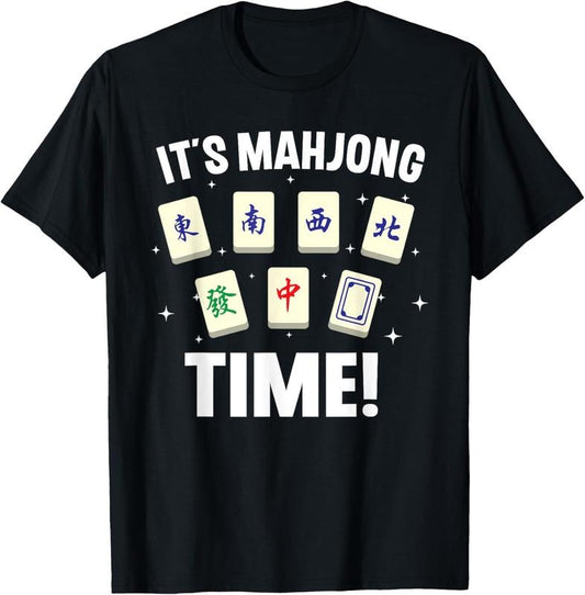 Funny Mahjong Design For Men Women Mahjong Game Player Lover T-Shirt