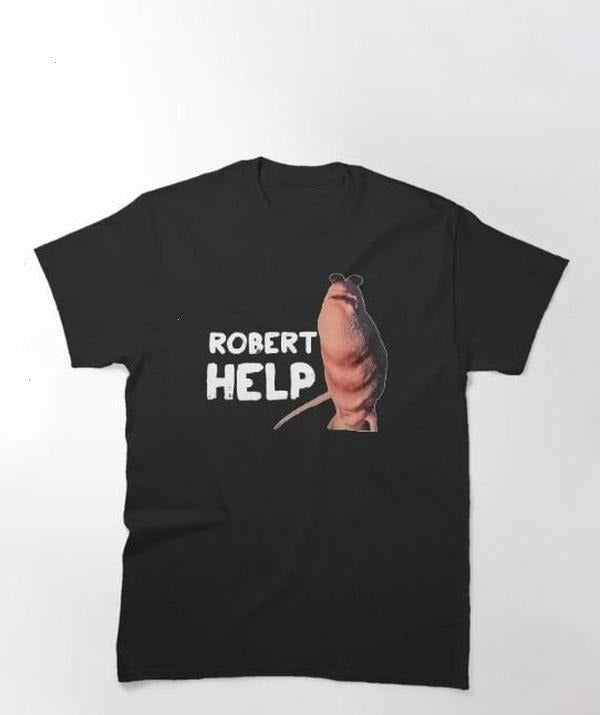 Funny Marcus The Worm VRchat 2 Classic T-Shirt, Robert Help Shirt, Funny Meme Gift for Fans, Womenswear Tops