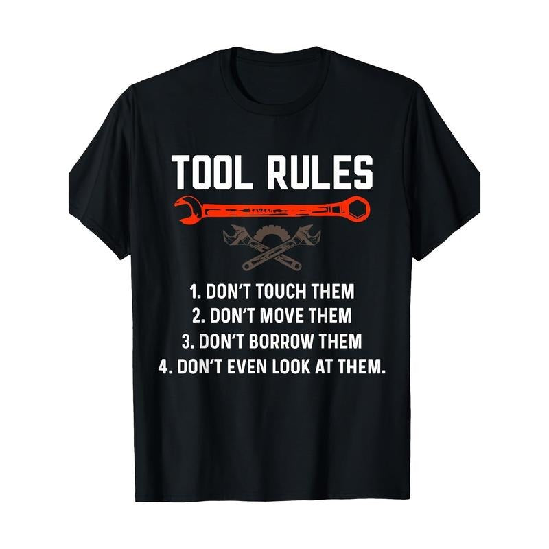 Funny Mechanic Tool Rules Auto Repair Car Mechanic Handyman T-Shirt - 220g made in usa Hoodie, Sweatshirt | DripVista.com