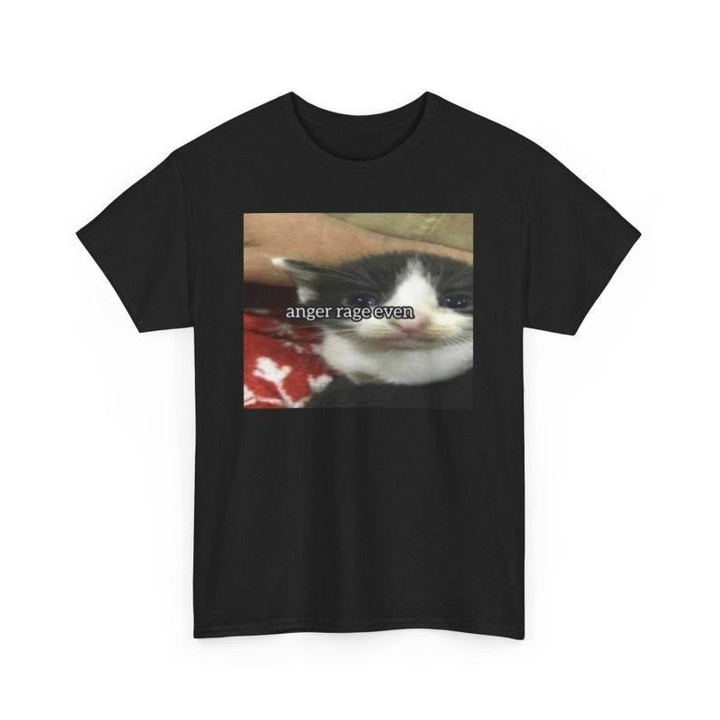 Funny Meme Shirt, Anger Cat Tee, Gift Unisex T-Shirt Hoodie, Sweatshirt | DripVista.com