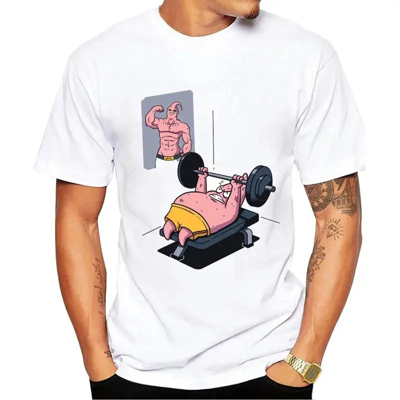 Funny Meme Shirt, Big Buu At Gym Meme T-Shirt Casual Classic Hoodie, Sweatshirt | DripVista.com