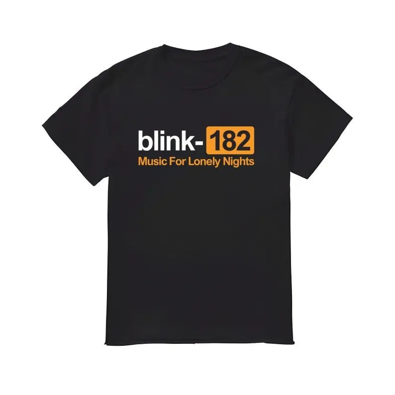 Funny Meme Shirt, Blink-182 Music For Lonely Nights Tee, Gift Unisex T-Shirt Hoodie, Sweatshirt | DripVista.com