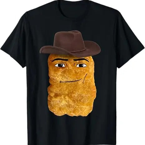 Funny Meme Shirt, Cowboy Chicken Nugget Tee, Gift Unisex T-Shirt Hoodie, Sweatshirt | DripVista.com