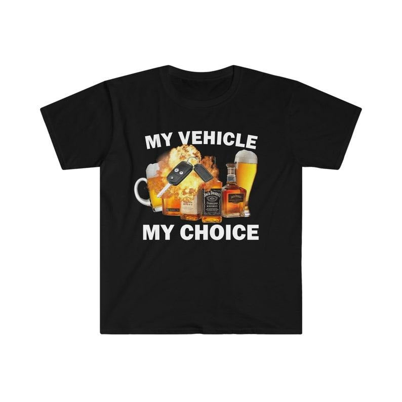 Funny Meme Shirt, Drunk Driving Tee, Gift Unisex T-Shirt Hoodie, Sweatshirt | DripVista.com