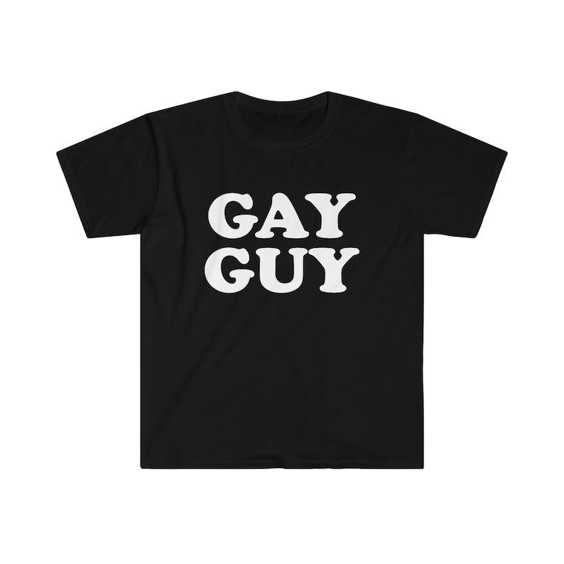 Funny Meme Shirt, GAY GUY Tee, Gift Unisex T-Shirt Hoodie, Sweatshirt | DripVista.com