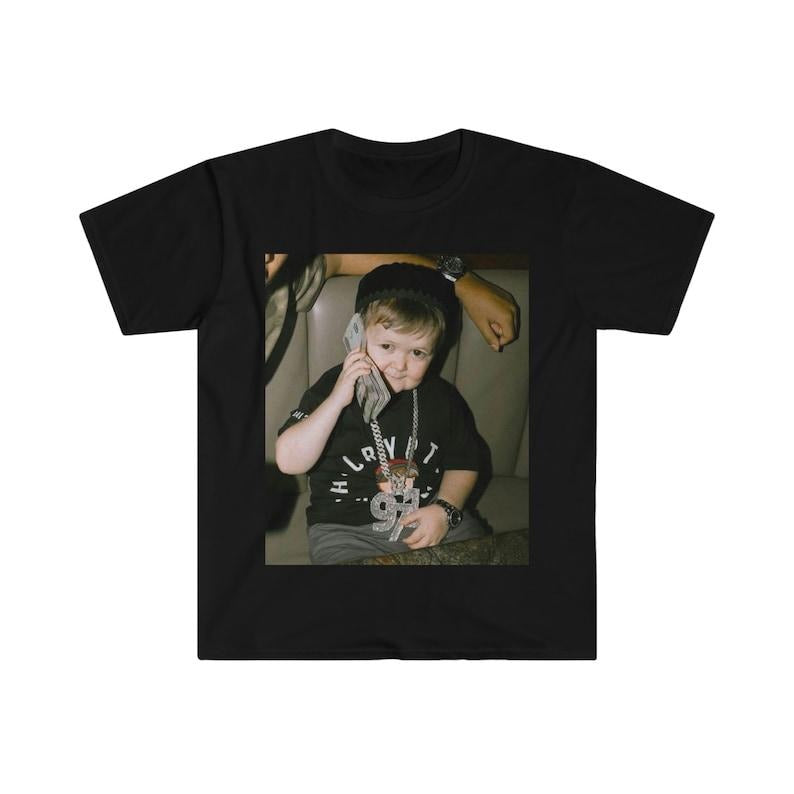 Funny Meme Shirt, Hasbulla Magomedov Money Phone Tee, Mini Khabib Gift Unisex T-Shirt Hoodie, Sweatshirt | DripVista.com