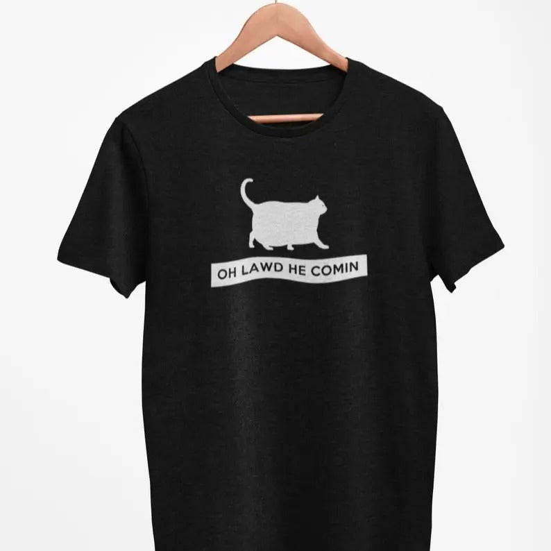 Funny Meme Shirt, Oh Lawd He Comin Chonk Tee, Gift Unisex T-Shirt Hoodie, Sweatshirt | DripVista.com