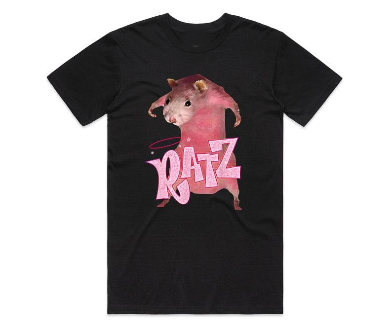 Funny Meme Shirt, Ratz Tee, Pink Rat Meme Internet Humour Gift Unisex T-Shirt