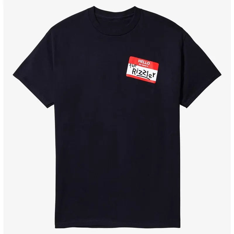 Funny Meme Shirt, The Rizzler Name Tag T-Shirt By Goodie Two Sleeves Casual Classic Hoodie, Sweatshirt | DripVista.com