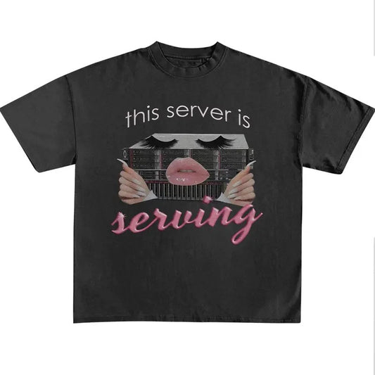 Funny Meme Shirt, This Server Is Serving Shirt, Meme Quote Merch, Funny Trendy Unisex Gift
