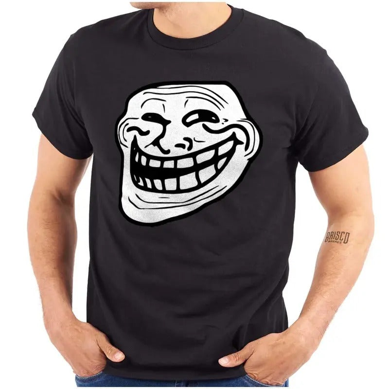Funny Meme Shirt, Troll Face Original Meme Smile Mad Graphic T Shirt Casual Classic Hoodie, Sweatshirt | DripVista.com
