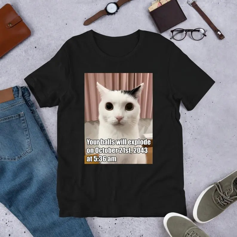 Funny Meme Shirt, Your Balls Will Explode Tee, Gift Unisex T-Shirt Hoodie, Sweatshirt | DripVista.com