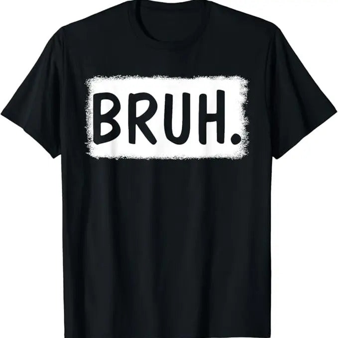 Funny Meme Shirts For Men, Retro Bruh Funny Saying Meme T-Shirt Menswear Top Hoodie, Sweatshirt | DripVista.com