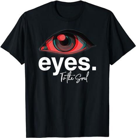 Funny Men Shirts, Vision Creativity Passion Eyes to the Soul T-Shirt Menswear Top Casual Cotton Fashion Basic
