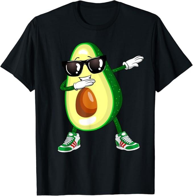 Funny Mexican Shirts, Dabbing Avocado Shirt Funny Vegan Food Lover T-Shirt Menswear Top Casual Classic Hoodie, Sweatshirt
