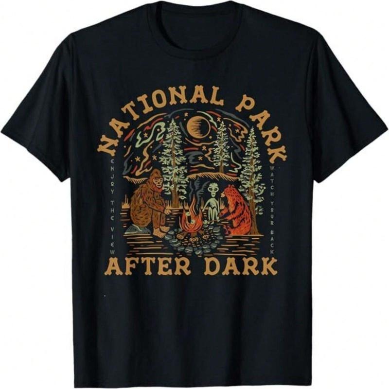 Funny National Park After Dark Women'WB shield T-Shirt Hoodie, Sweatshirt | DripVista.com