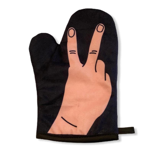 Funny Oven Mitts Heat Resistant Pot Holders With Full Print Food Designs