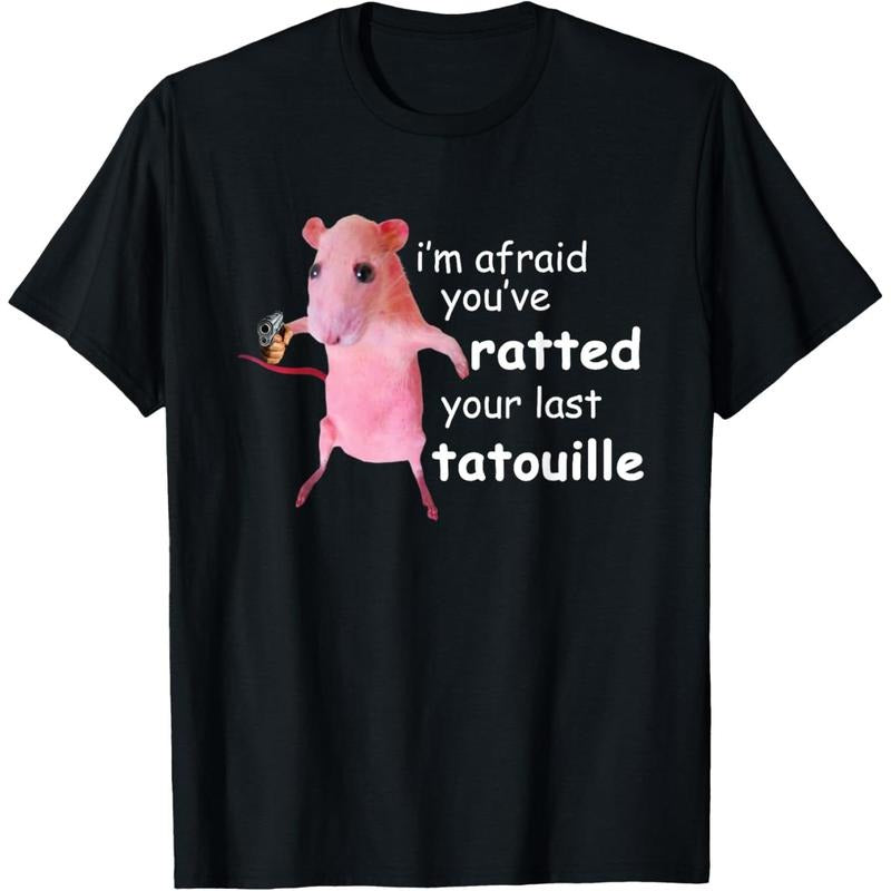 Funny Pink Rat Swoosh'Bat brand Afraid You'Superhero team Ratted Your Last Tatouille T-Shirt Hoodie, Sweatshirt